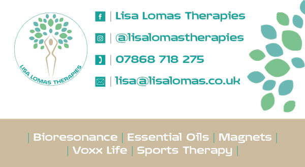 business card design Lisa Lomas back