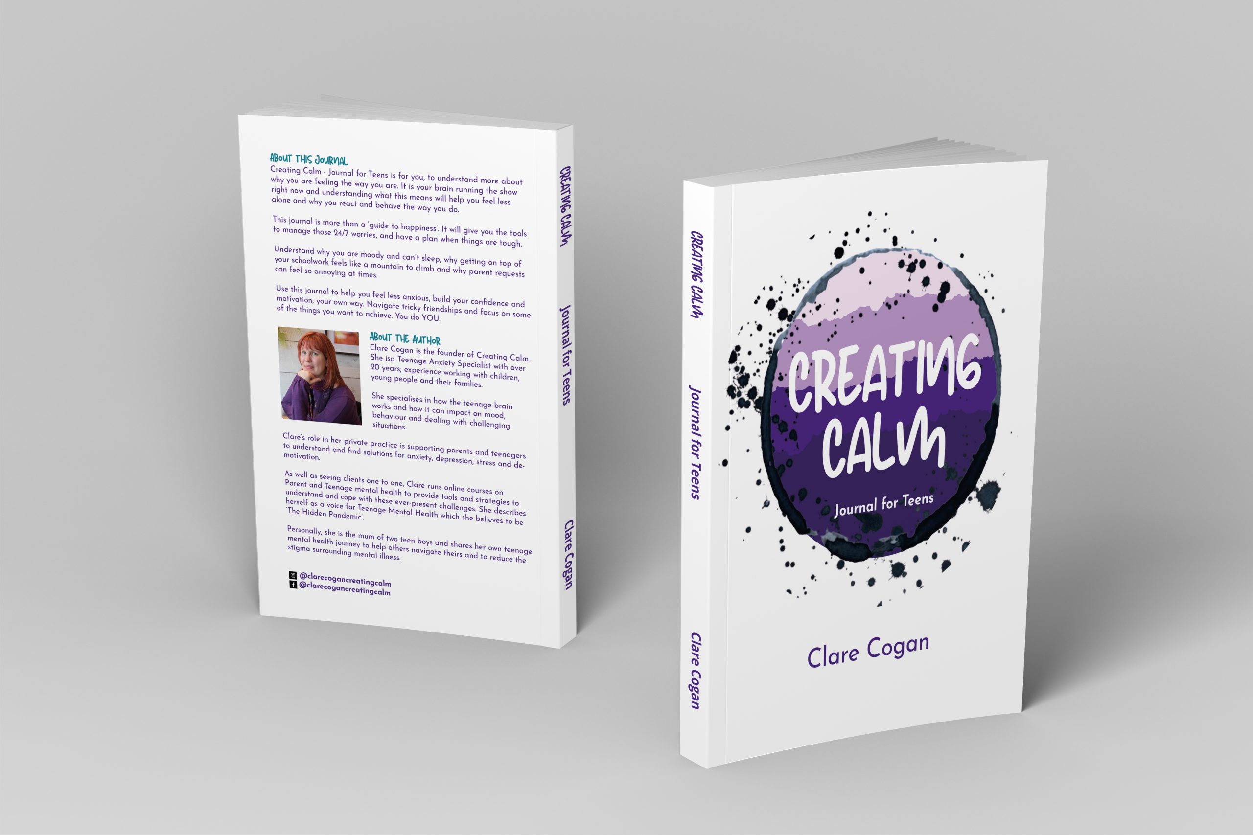 Creating Calm Book Cover Design